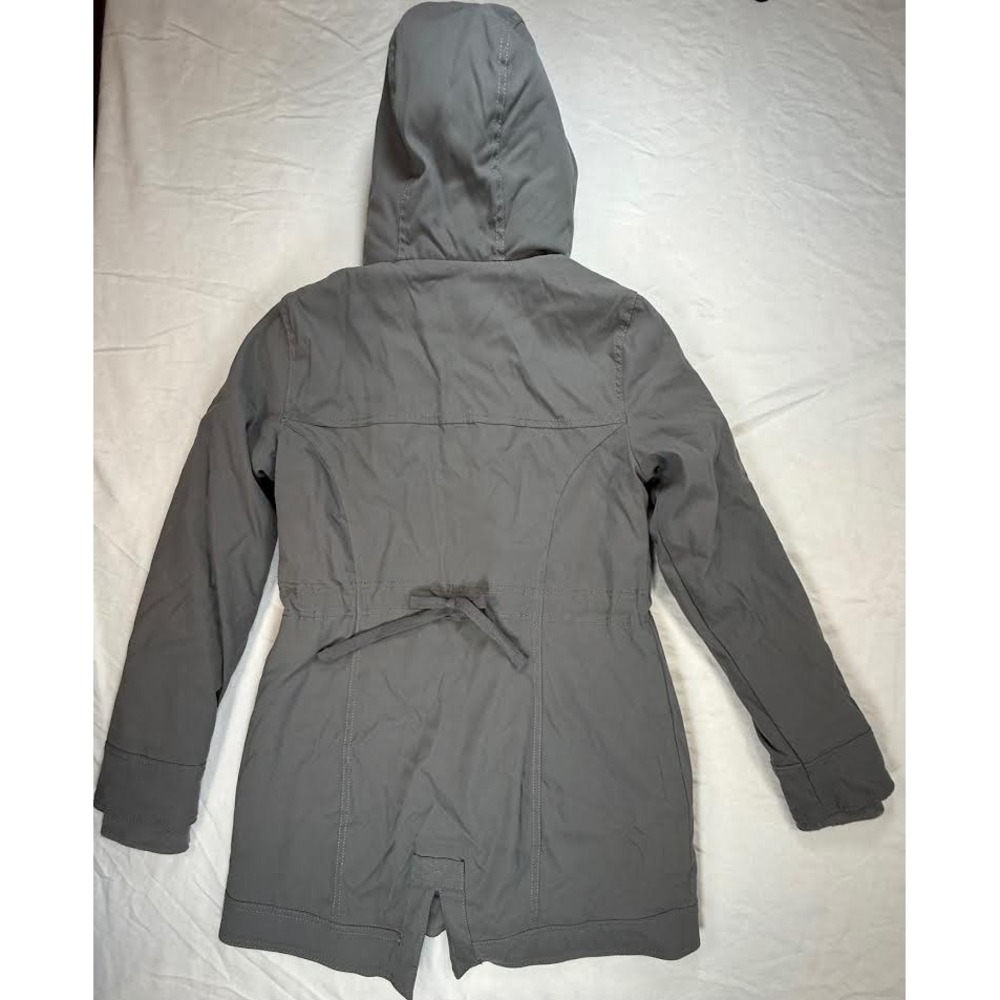 Hollister Women's Full Zip Heritage Collection Gray Winter Jacket Size Small - Picture 10 of 11